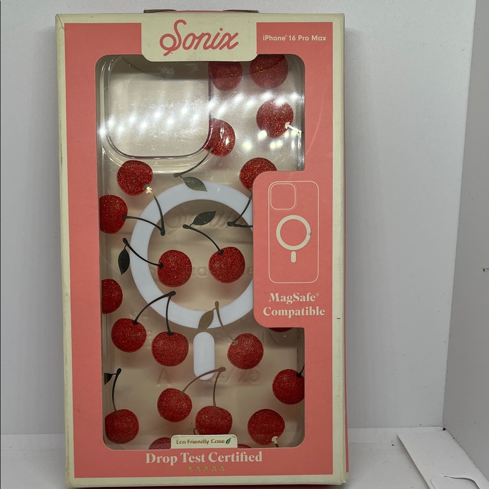 Sonix Cherry Design iPhone 16 Pro Max Case